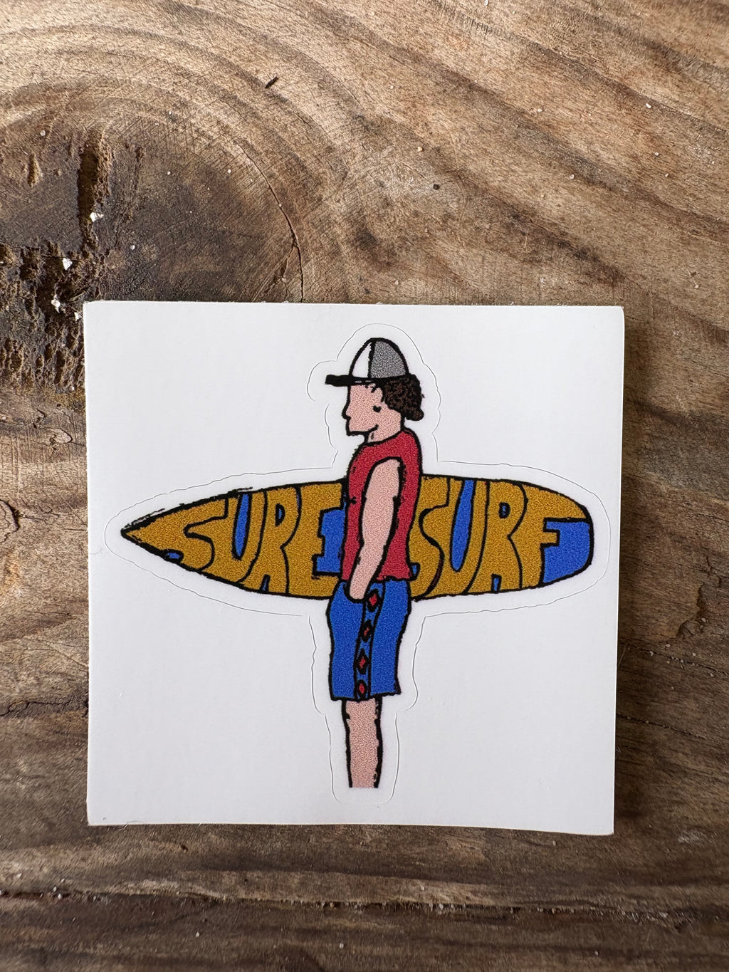 Original Surf Sticker