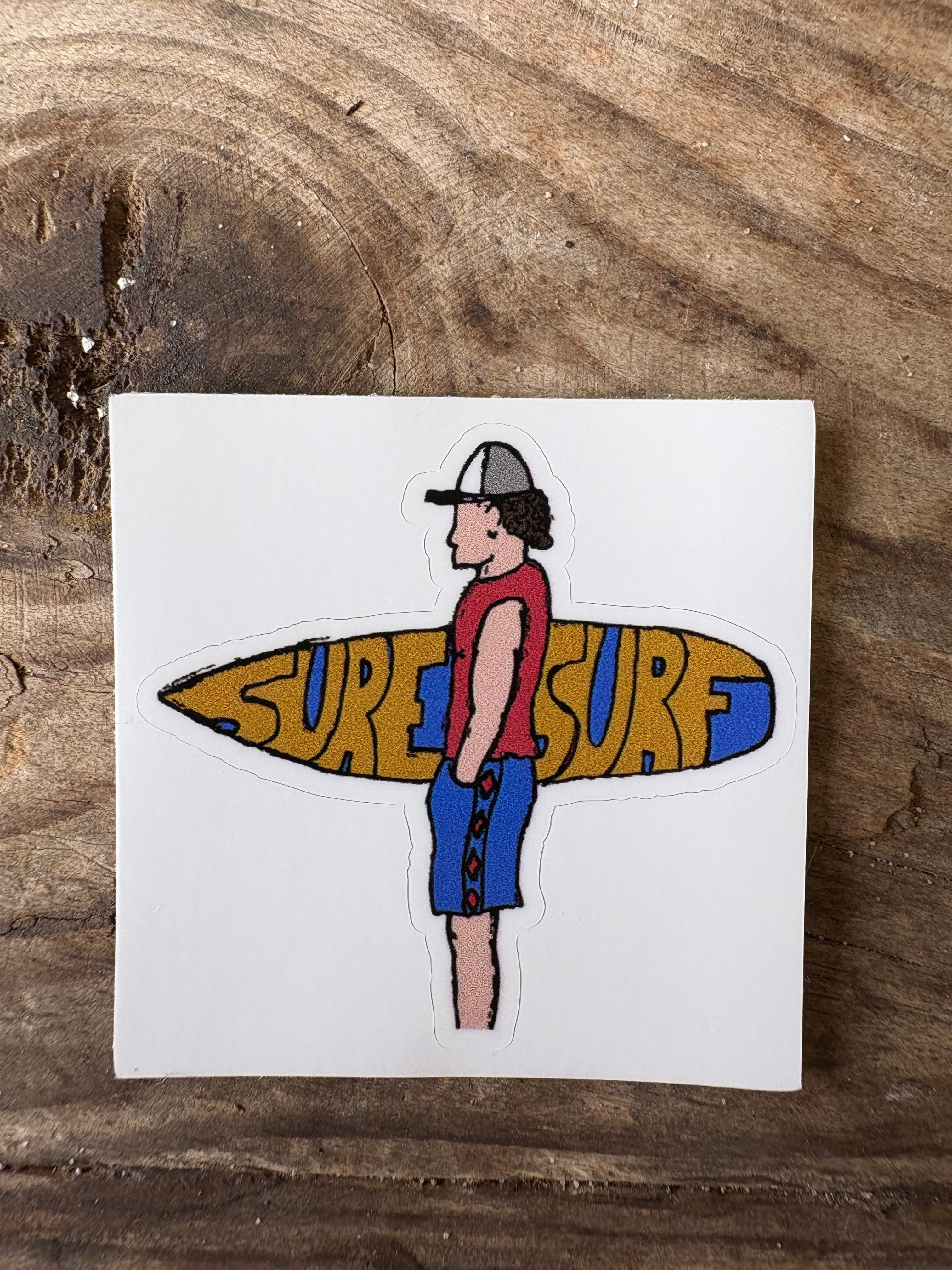 Original Surf Sticker