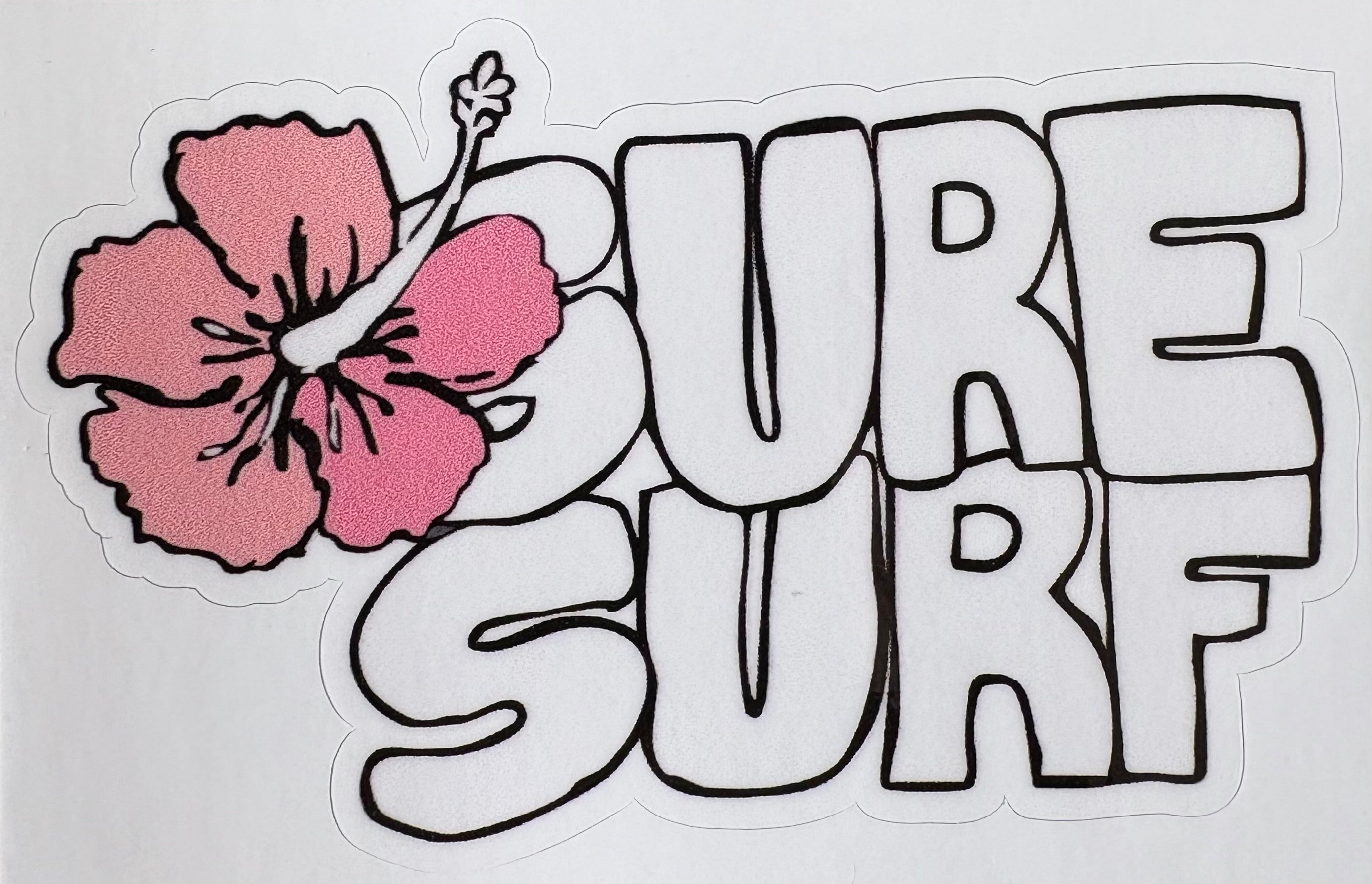 Hibiscus Flower Sticker