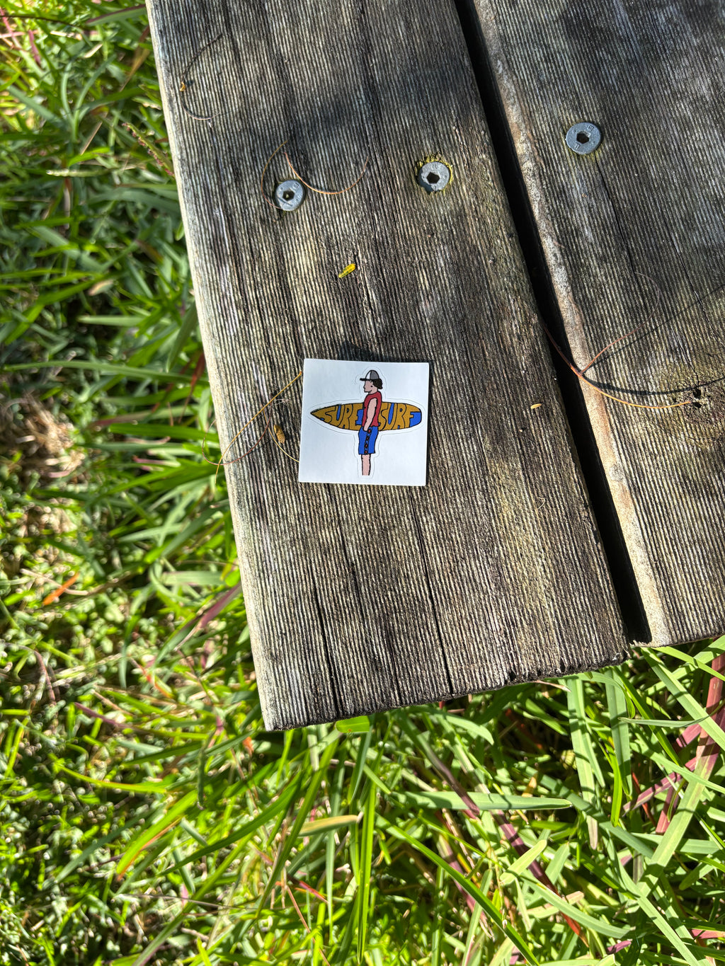 Original Surf Sticker